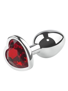 Diamond Heart Butt Plug Large- AT 1225-3